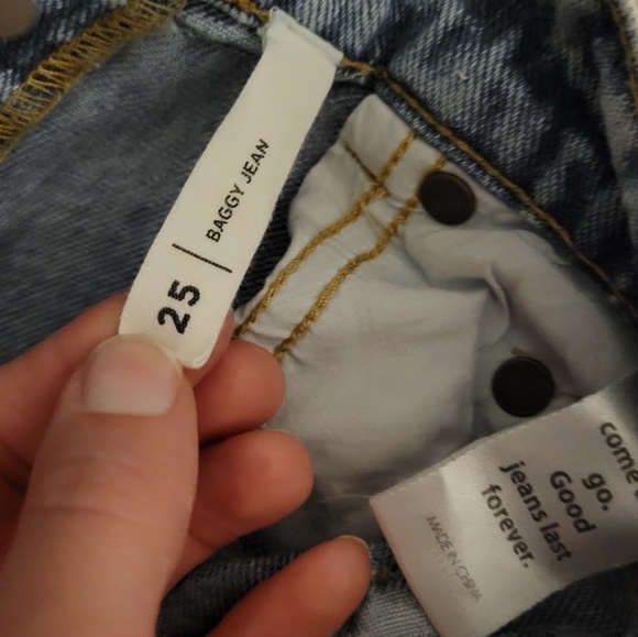 PacSun Highrise Waist Baggy Jeans Bootcut 25 - Picture 5 of 5